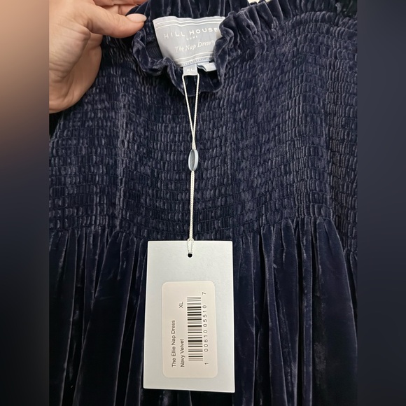 NWT The Ellie Nap Dress - Navy Velvet XL - Picture 6 of 6